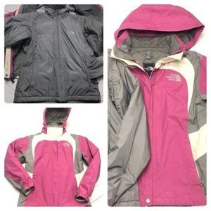 North Face 3 in 1 HyVent TriClimate Ski Snow Rain Jacket Snowboard 3 Season Pink